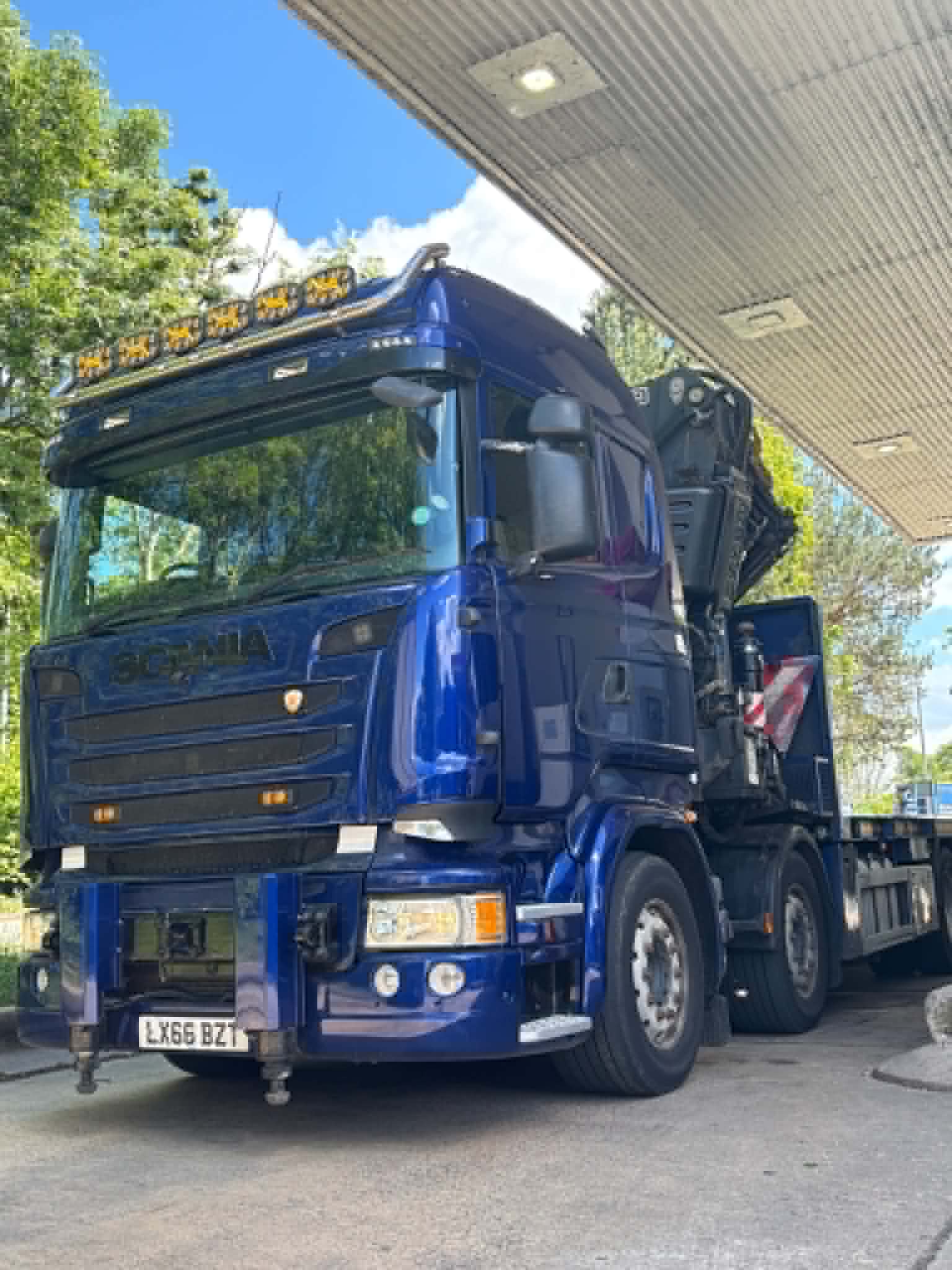 JT Anderson Transport 66tm Scania lorry loader crane - 8 wheel heavy class